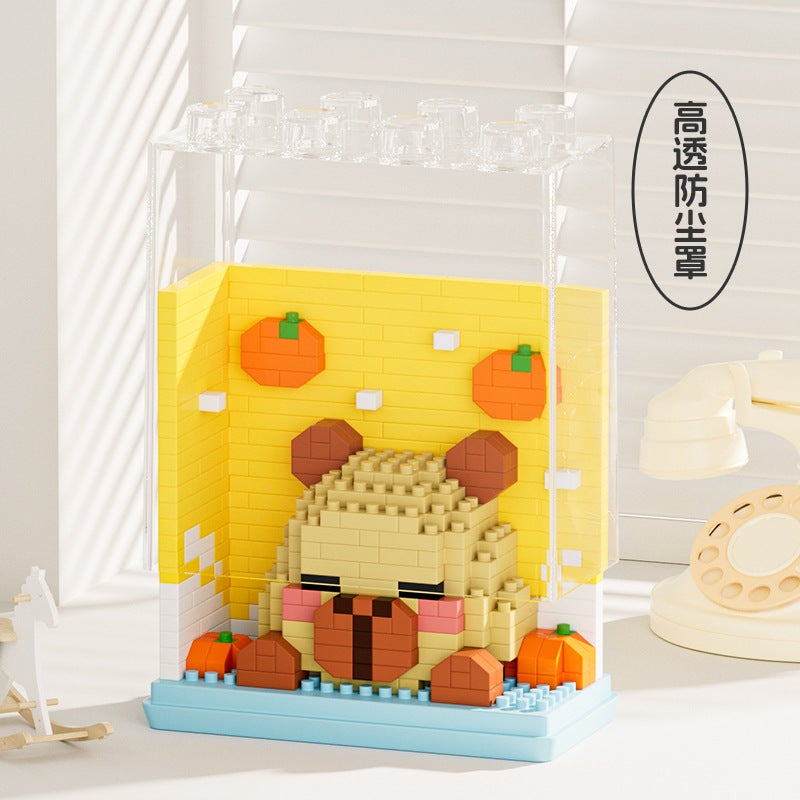 Compatible With Lego Micro-Particle Assembled Building Blocks Panda Zoo Kidsren'S Educational Assembly Toys Desktop Ornaments - Image 3